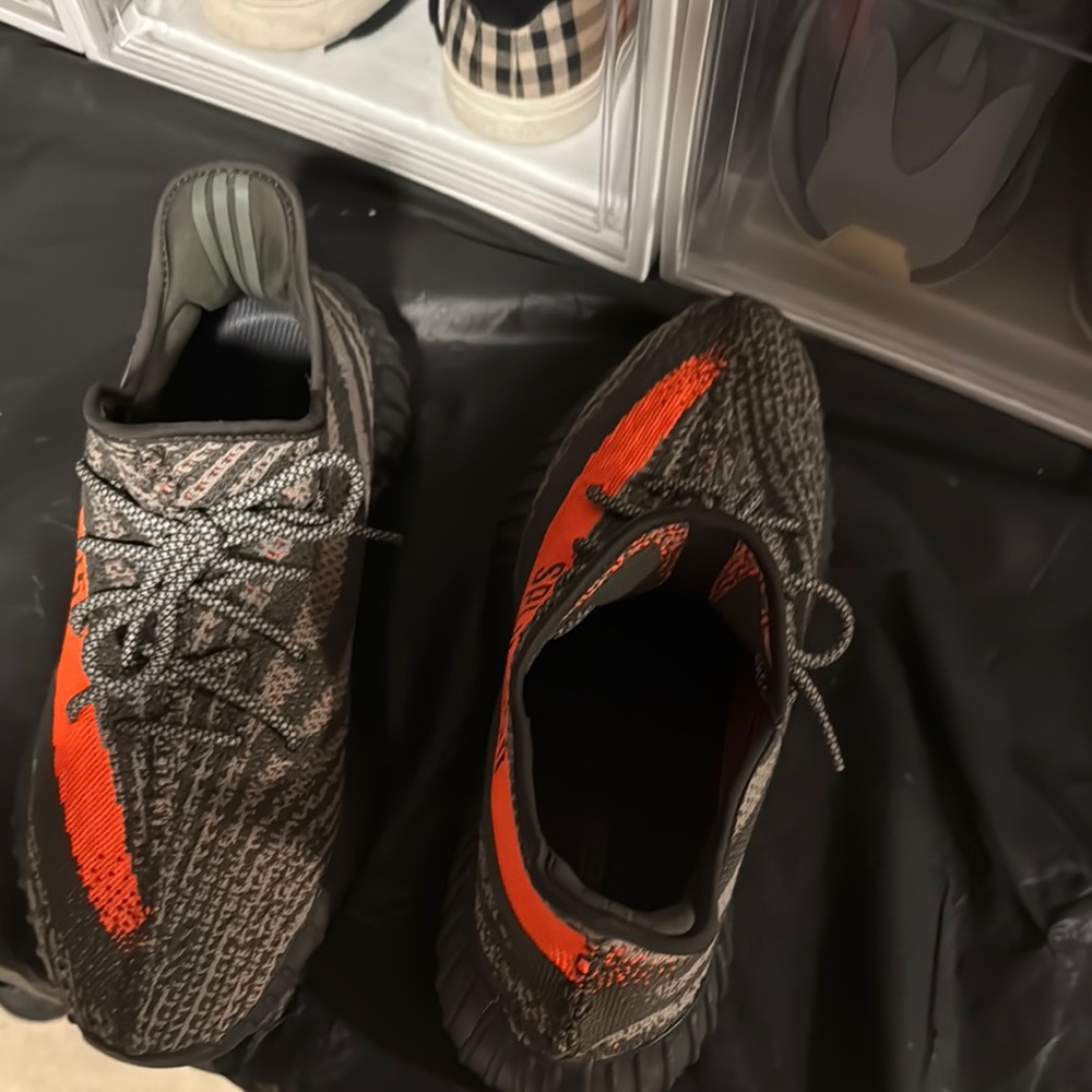 adidas Black and Orange Men's Sneakers